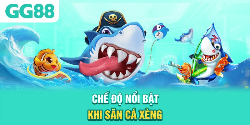 Chế độ nổi bật khi săn cá xèng