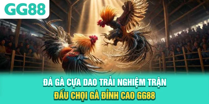 Đá Gà Cựa Dao - Trải Nghiệm Trận Đấu Chọi Gà Đỉnh Cao GG88