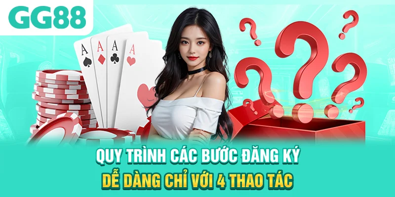 Quy trình các bước đăng ký dễ dàng chỉ với 4 thao tác